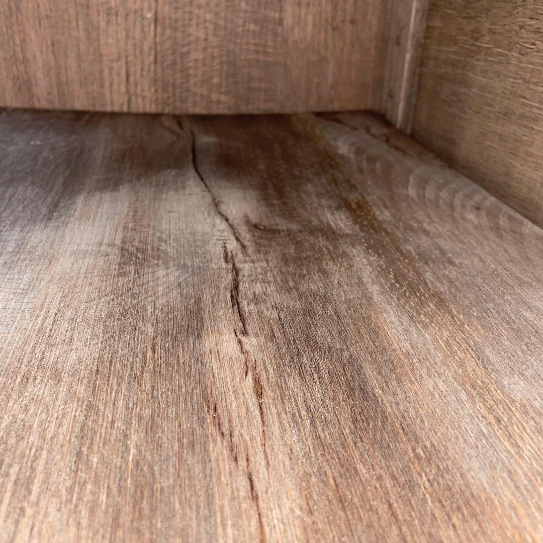 ビンテージ コンソールキャビネット 剥離