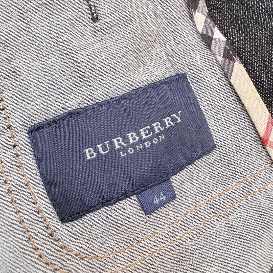 美品✨44✨バーバリーロンドン Gジャン ノバチェック 2XL デニムジャケット