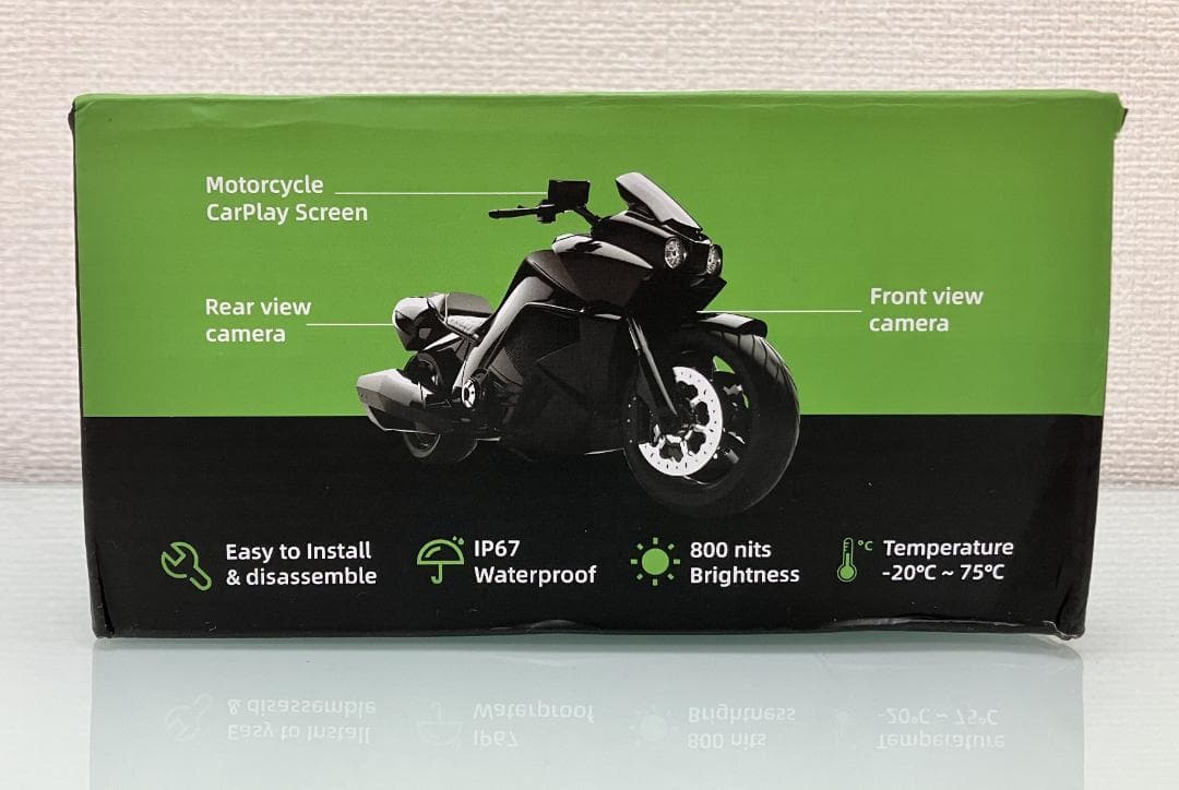 新品 バイク スマートモニター Carplay　空気圧センサー 縦画面表示対応