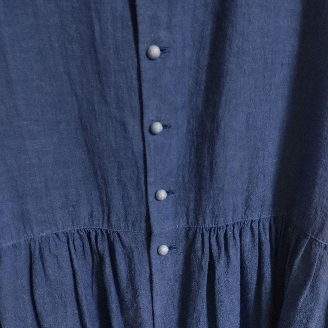 専用✨ネストローブ　アップサイクルリノ インジゴ ダイ　 チュニック 2way