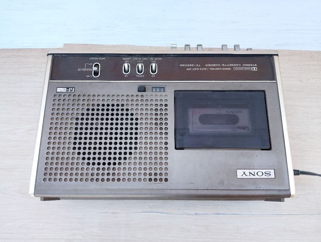 SONY カセットデンスTC-2850SD伝説名機動作訳あり(よ70)