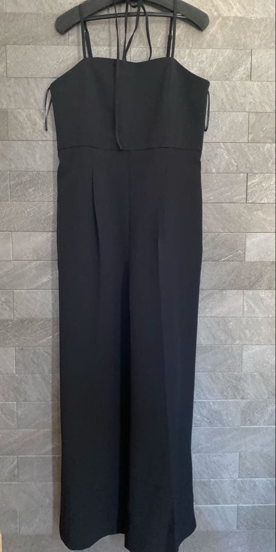 ANDRESD double cross all in one dress 黒