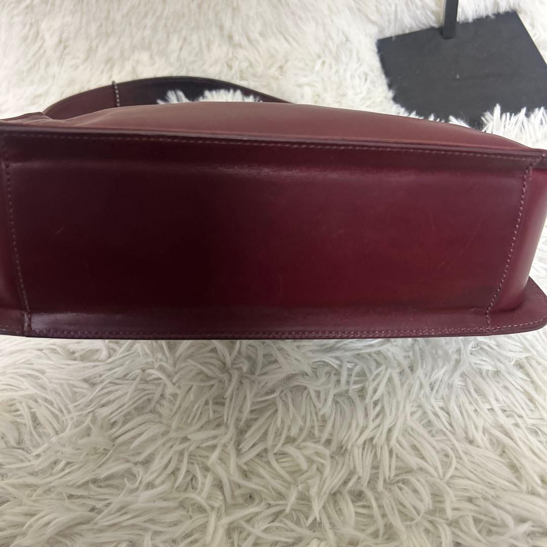 【極美品】オールドコーチ ハンドバッグ ワンショルダー ボルドー