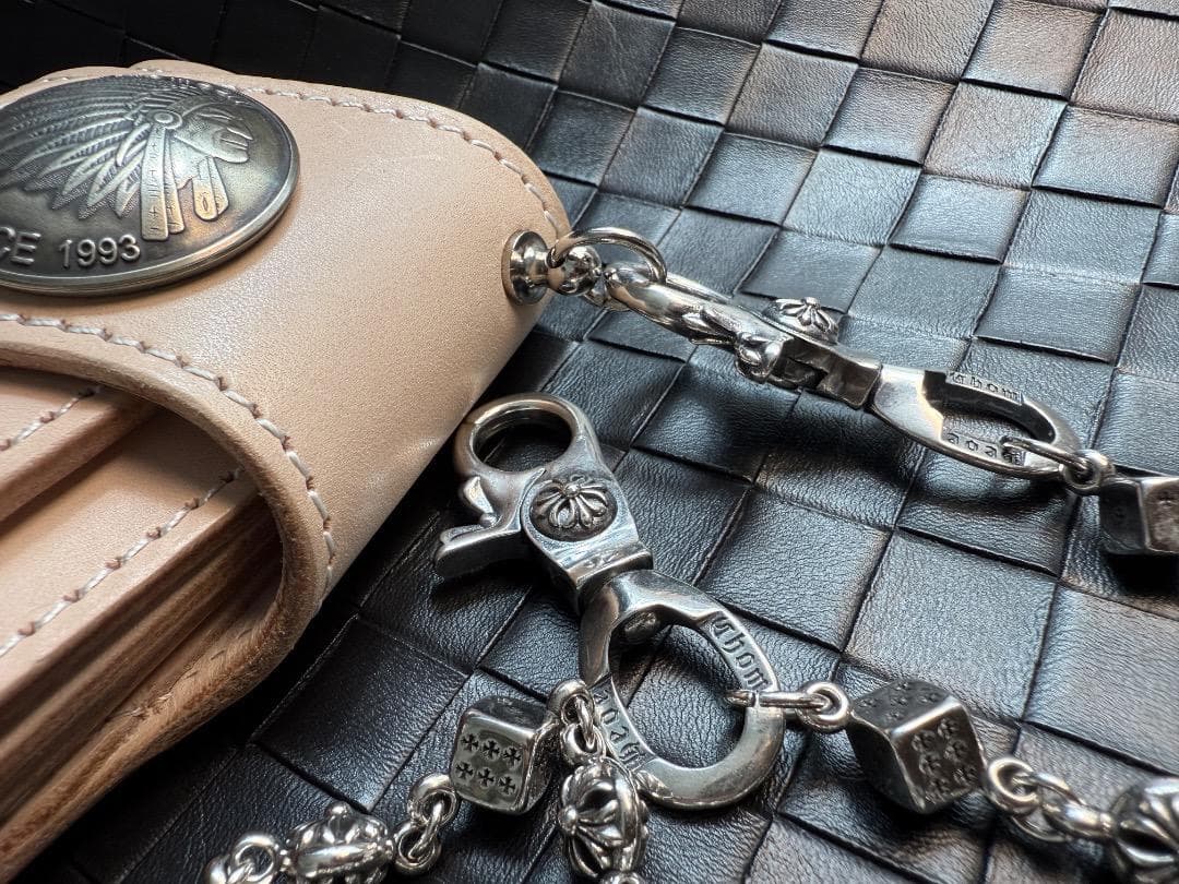 【Dice × Flower ウォレットチェーン】 重厚で存在感QBSZSZ？