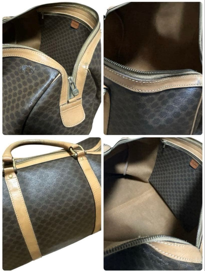 南京錠つき★オールド セリーヌヴィンテ ージ大型 ブラゾンマカダム 旧型レア