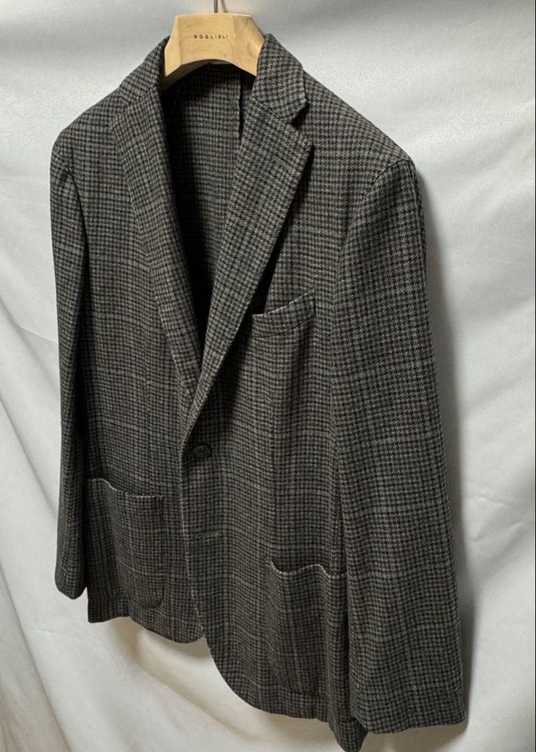 ◆国内正規品【48】BOGLIOLI◆美品！秋冬物『３Ｂジャケット』イタリア製◆