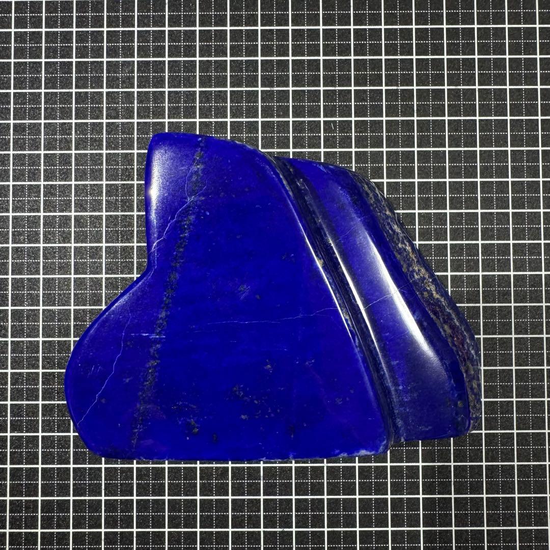 ☆ラピスラズリ☆5A☆引寄せ☆約489 g☆アフガニスタン産☆天然無着色☆磨き石