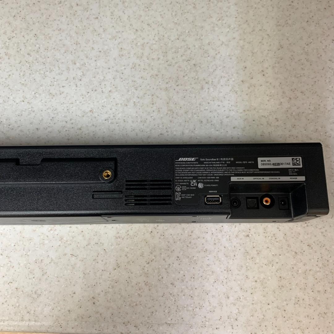★BOSE　ワイヤレスサウンドバー　Soundbar Series II