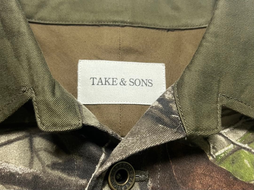 TAKE&SONS テイクアンドサンズ ツリーカモドッキングハンターシャツジャケ