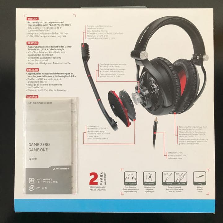 ヘッドホン SENNHEISER GAME ZERO BLACK
