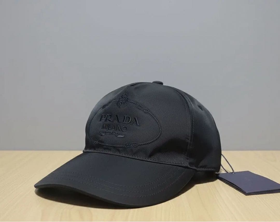 PRADA プラダ Re Nylon ナイロン キャップ ブラック M 58cm