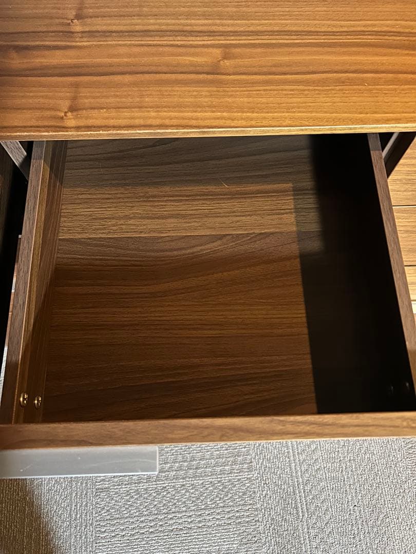 【あおい花】【送料込】モーダエンカーサ 4段チェスト ウォールナット