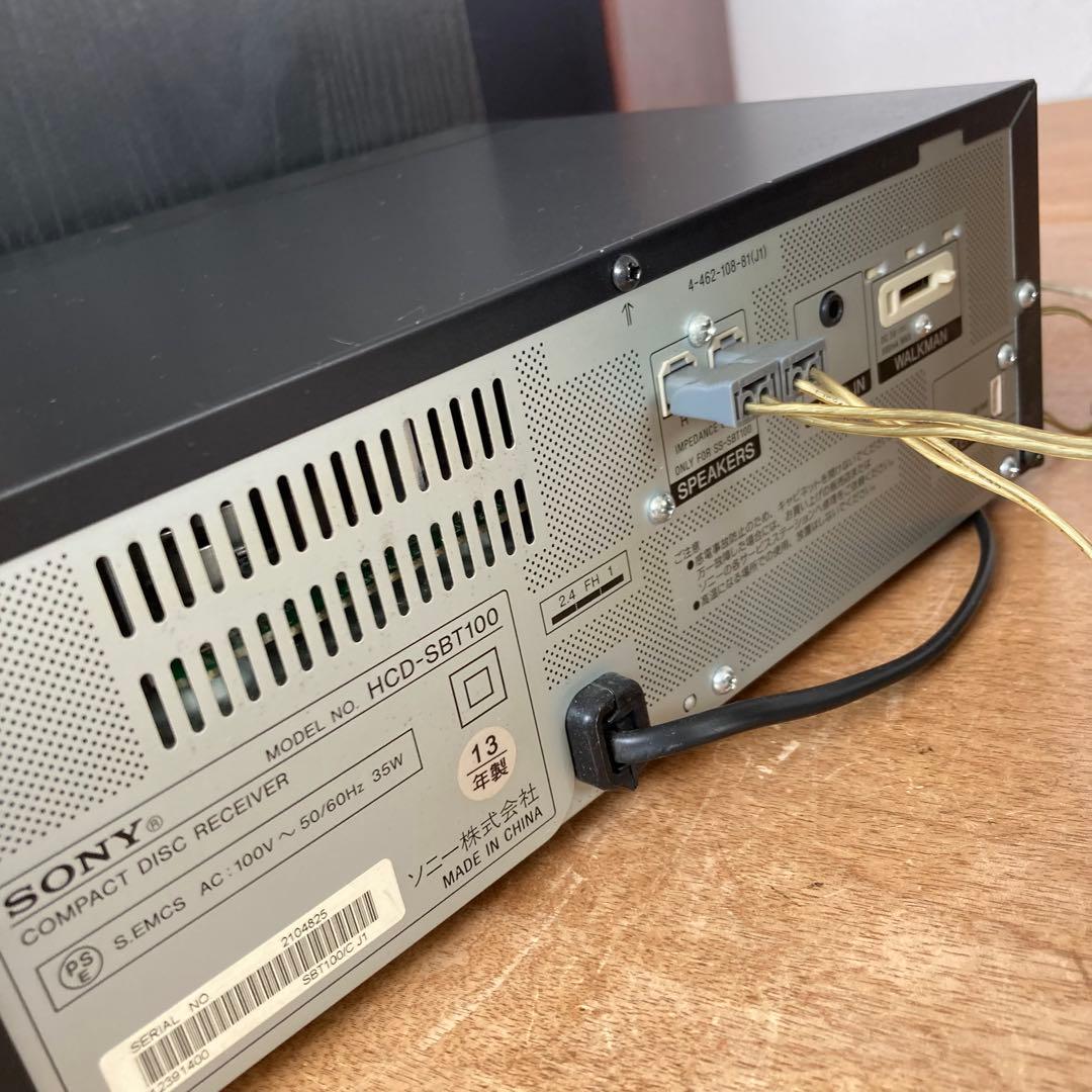 ソニーSONY CMT-SBT100 コンポ【Bluetooth】リモコン付