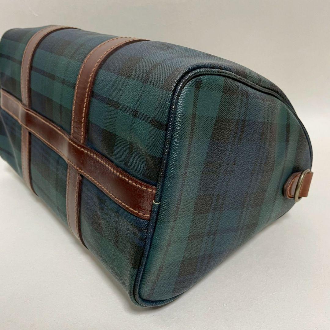 Ralph Lauren ポロラルフローレン　ボストンバッグ グリーン チェック