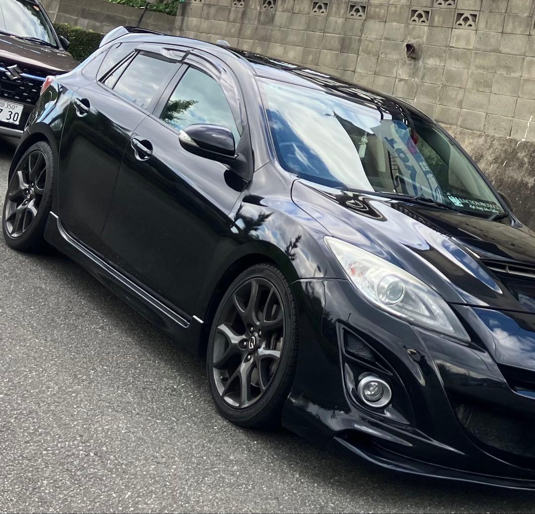 最終値下BL3FWマツダスピードアクセラ純正ストラット＋ZOOMダウンサスSET