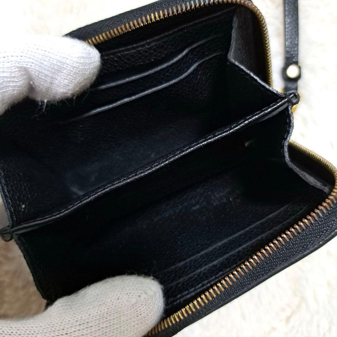 ✨極美品✨ルイヴィトン　モノグラム　アンプラント　ジッピーパース　ブラック