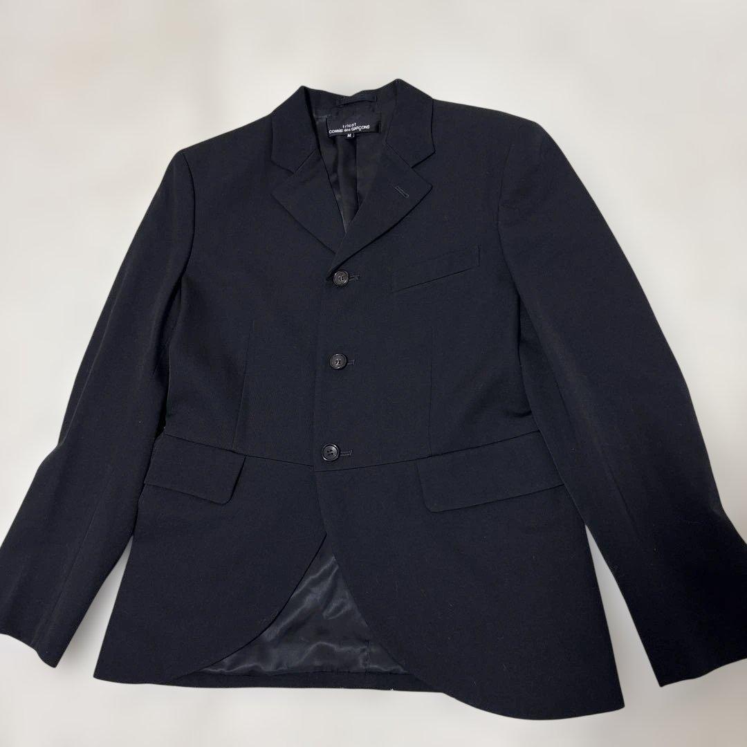 片桐トリココムデギャルソン　テーラードM 黒　ウール　3ボタン