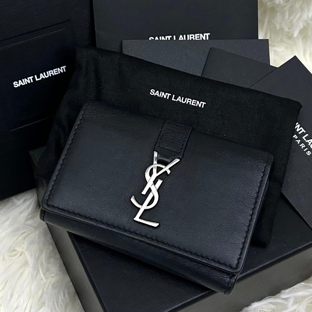 【美品】SAINT LAURENT カサンドラ レザー 6連 キーケース