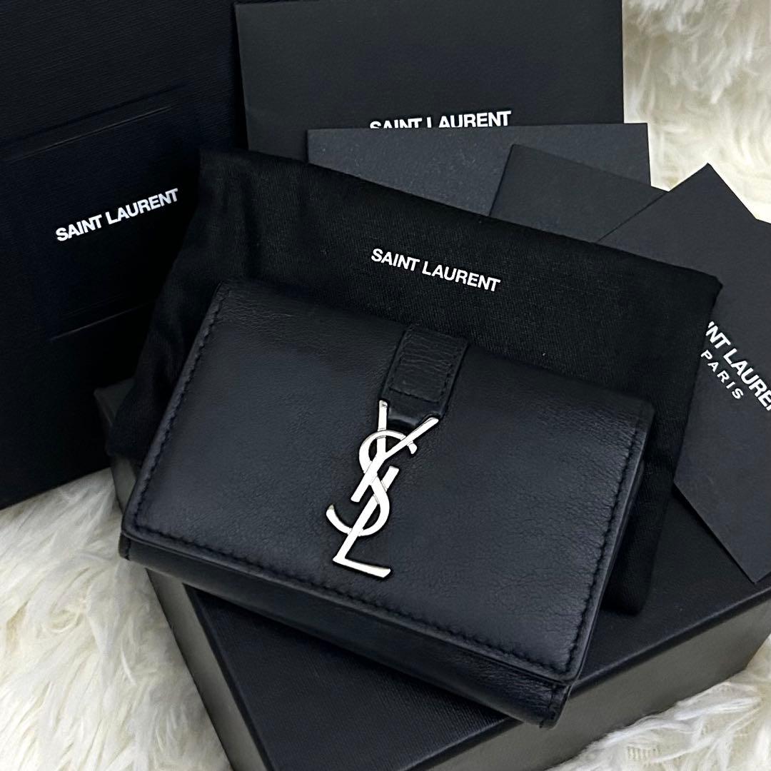 【美品】SAINT LAURENT カサンドラ レザー 6連 キーケース