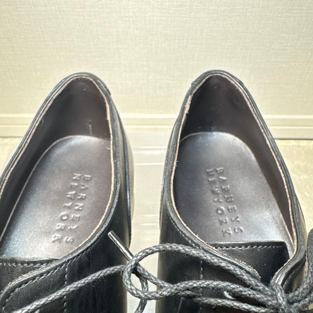 13 極美品　バーニーズニューヨーク　革靴　Uチップ　7 25.0 ブラック