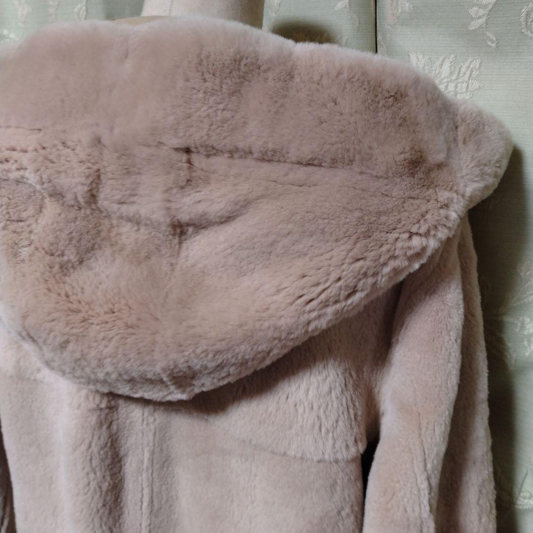 新同使用感無✩レッキス✩フード有✩リバーシブル✩ファーコート✩VITONACCI