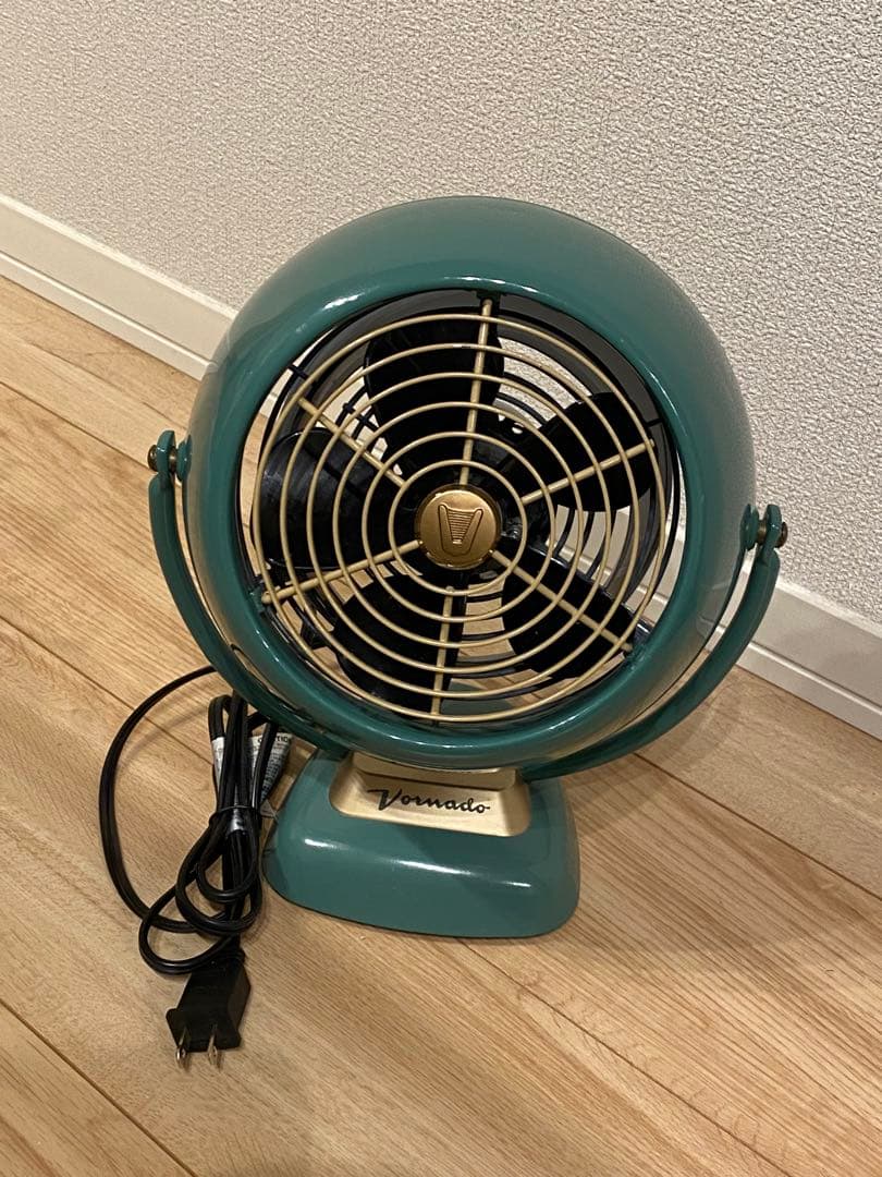 Vornado レトロ扇風機 青緑色 サーキュレーター