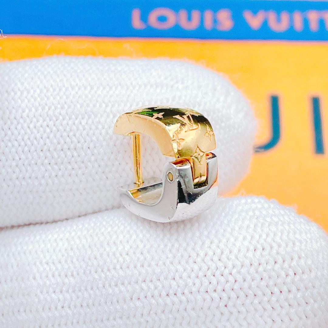 ◇ルイヴィトン◇M00397 ブックルドレイユ ナノグラム ピアス 片耳 3.5