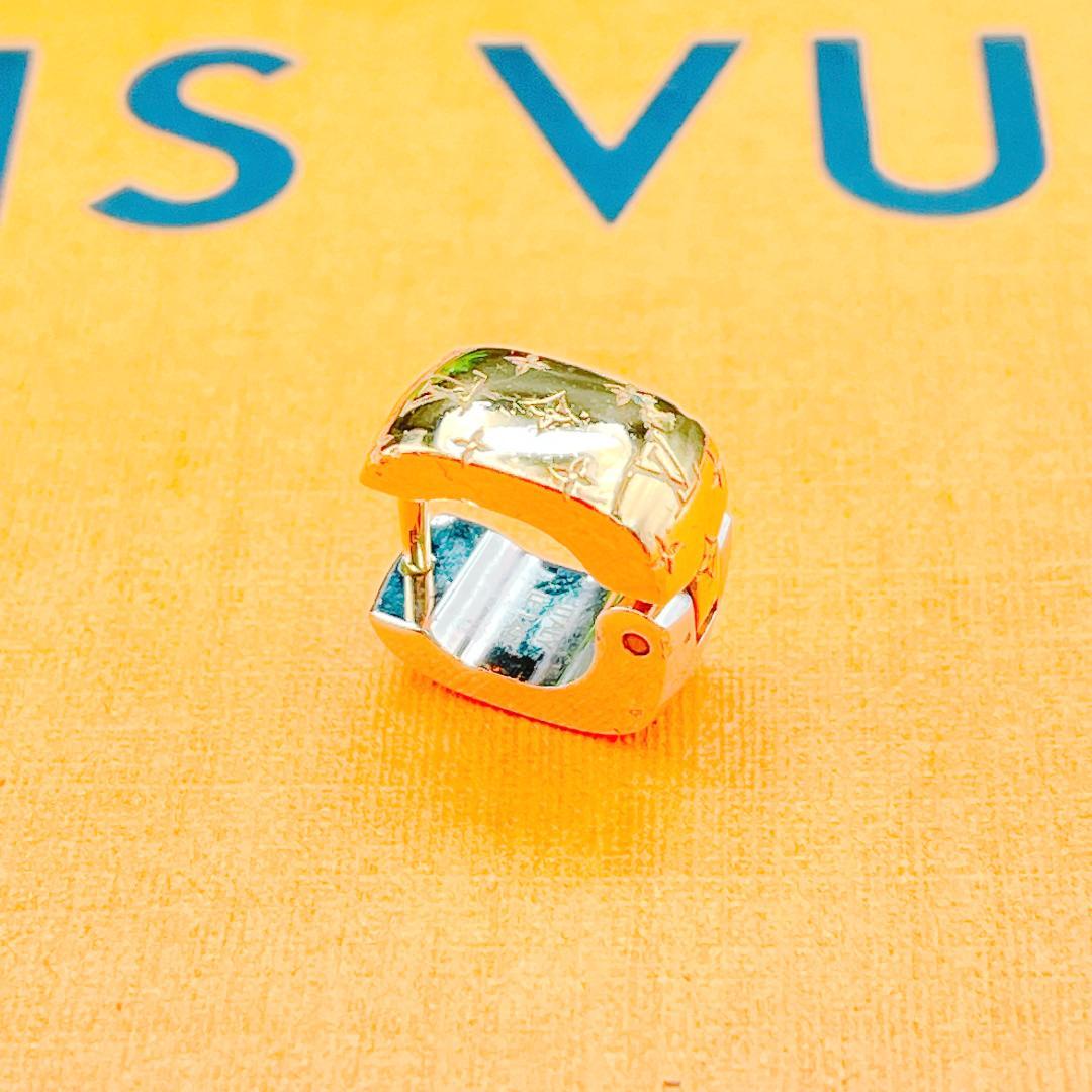 ◇ルイヴィトン◇M00397 ブックルドレイユ ナノグラム ピアス 片耳 3.5