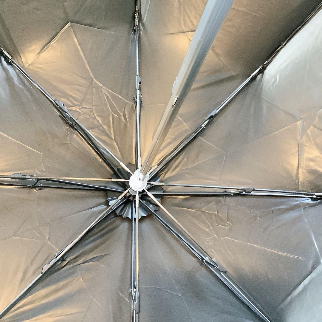 新品★ランバンコレクション★レース晴雨兼用2段折りたたみ日傘★ブラック黒