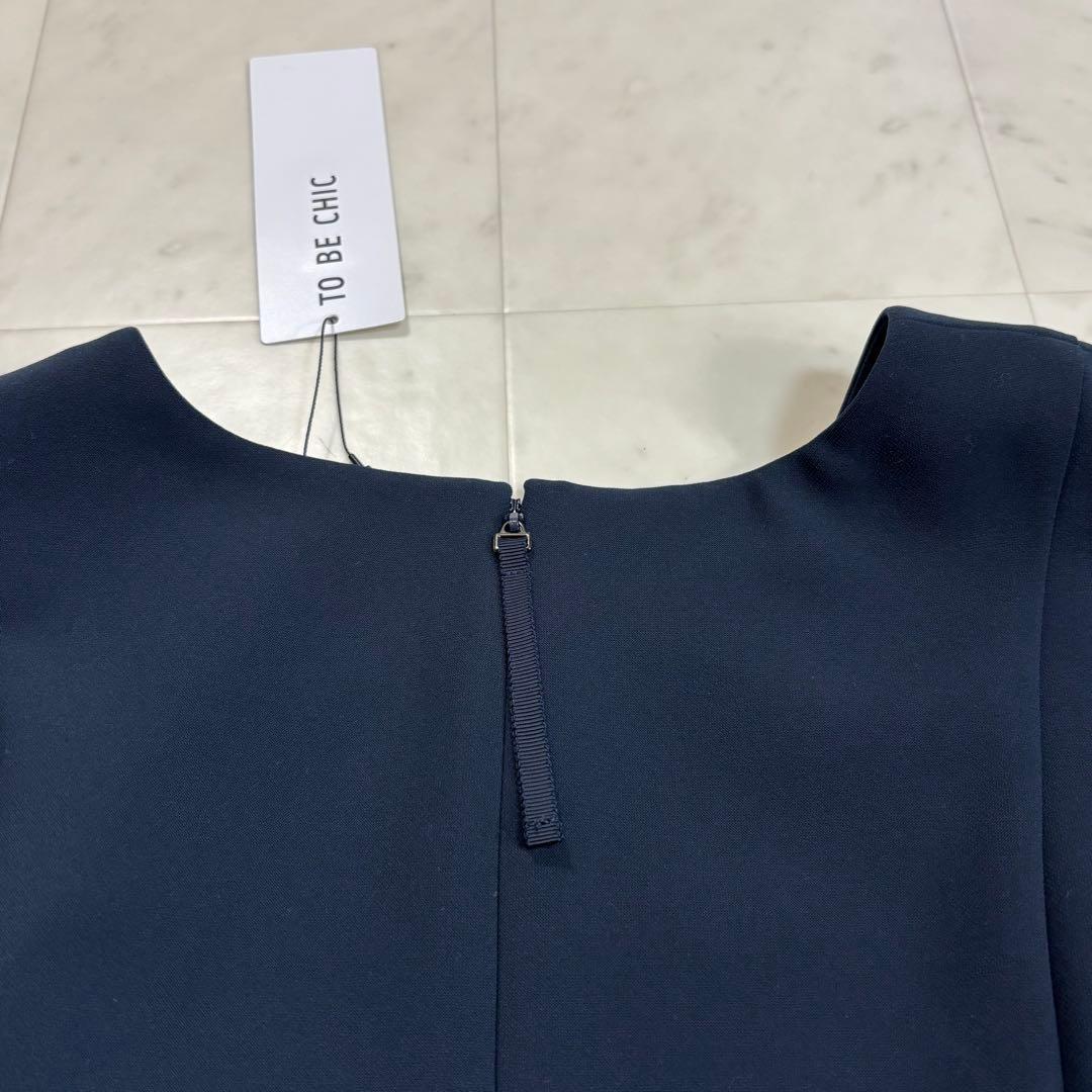 チロリンママ です★新品★ストレッチダブルクロス チュニックブラウス