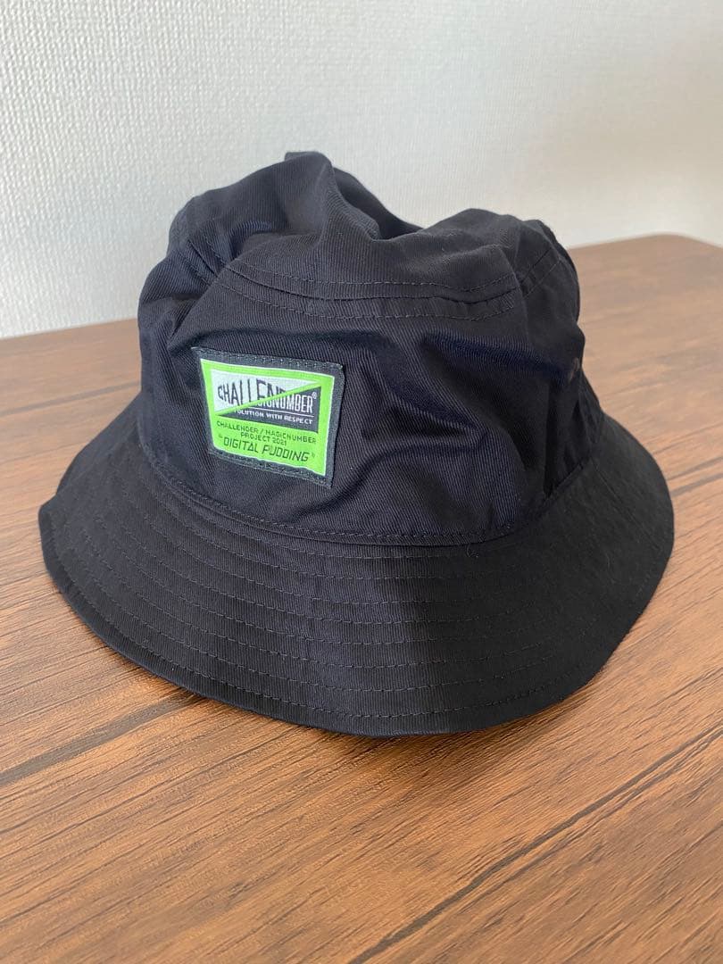 新品未使用　チャレンジャー ×マジックナンバー　バケットハット　ブラック　フリー