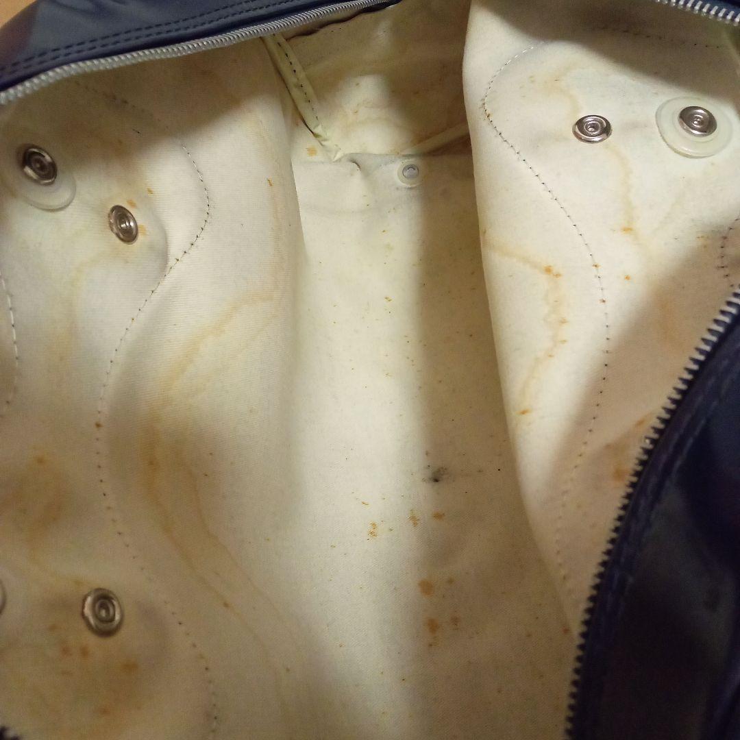 タ*ク様 アディダス ネイビー　エナメル ボストンバッグ ビンテージ　日本製