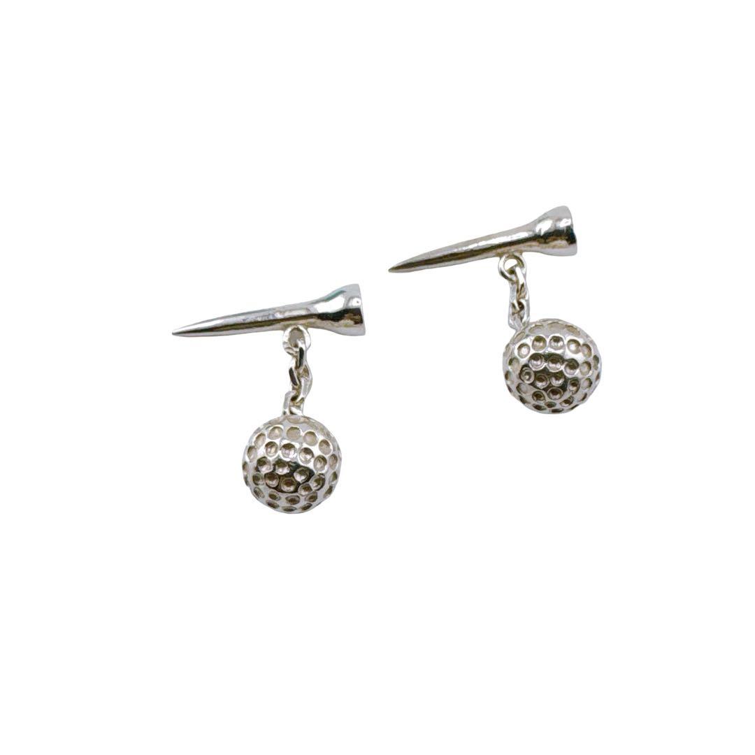 ティファニー ゴルフティー型カフリンクス ボール カフス Sv925 シルバー