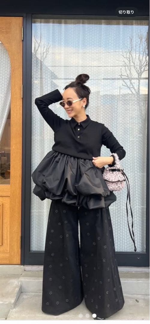 【新品未使用】rosy monster ドッキングチュニック　ブラック