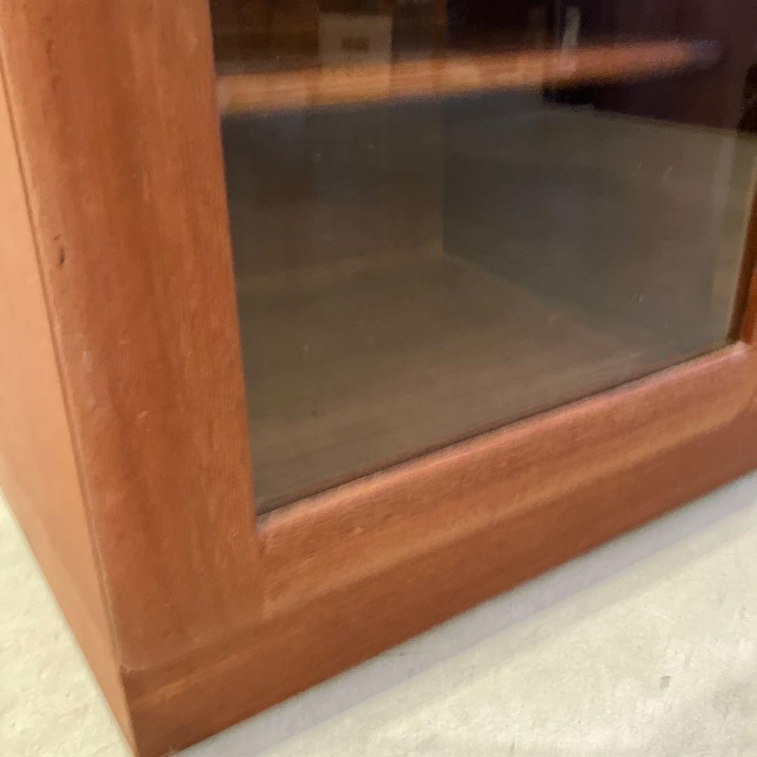 希少 ジャパンヴィンテージ 日田工芸 キャビネット 飾り棚 本棚 食器棚 チーク