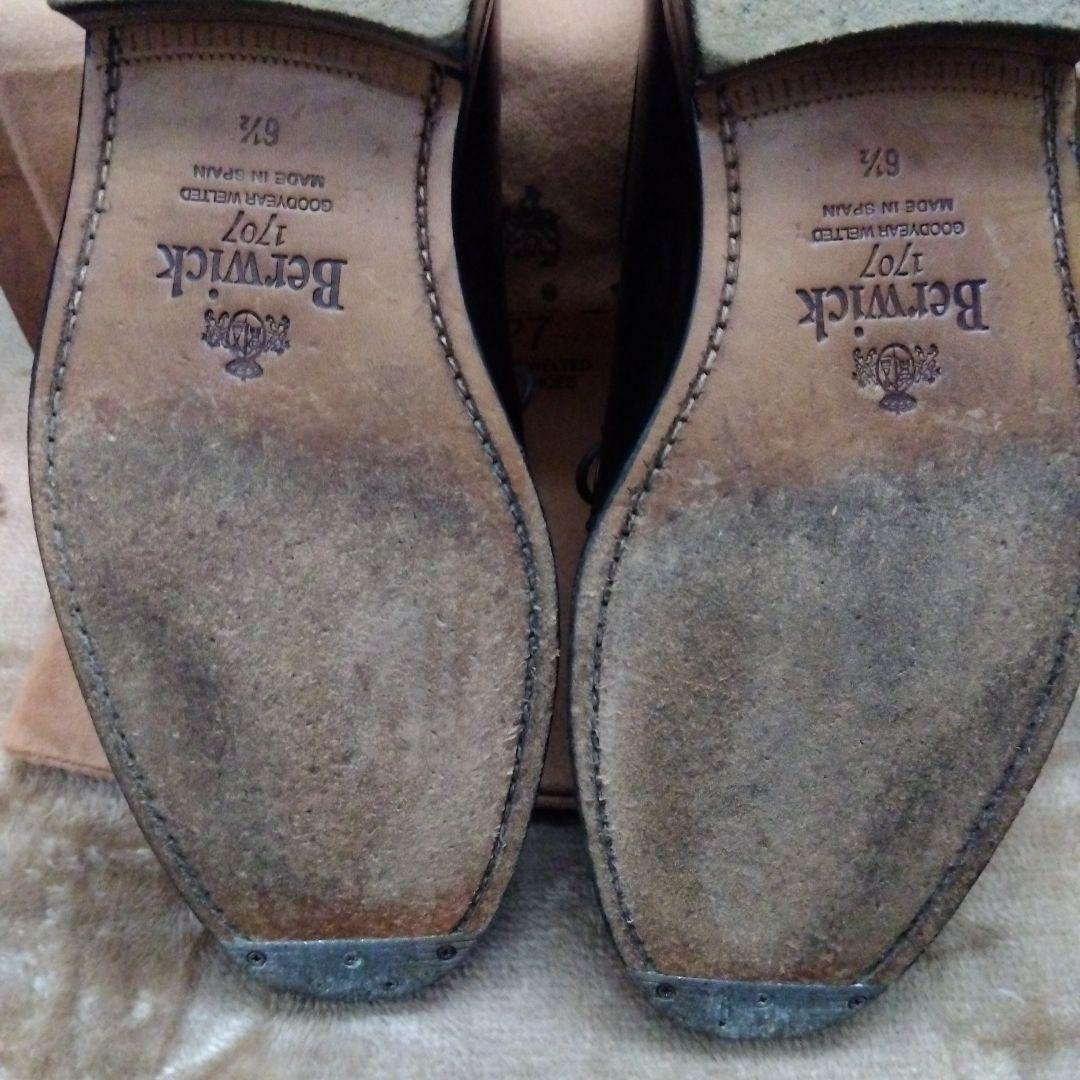 Berwick1707　4406　プレーントゥ　25.5　CORDOVAN