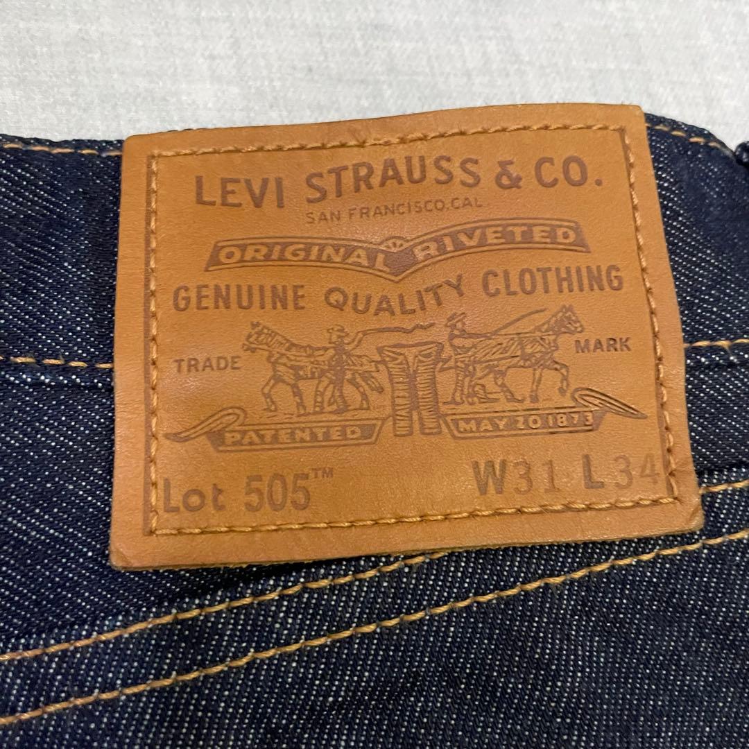 【赤耳有り】 USA製 リーバイス505 W31 セルビッジ 5244 ビッグE