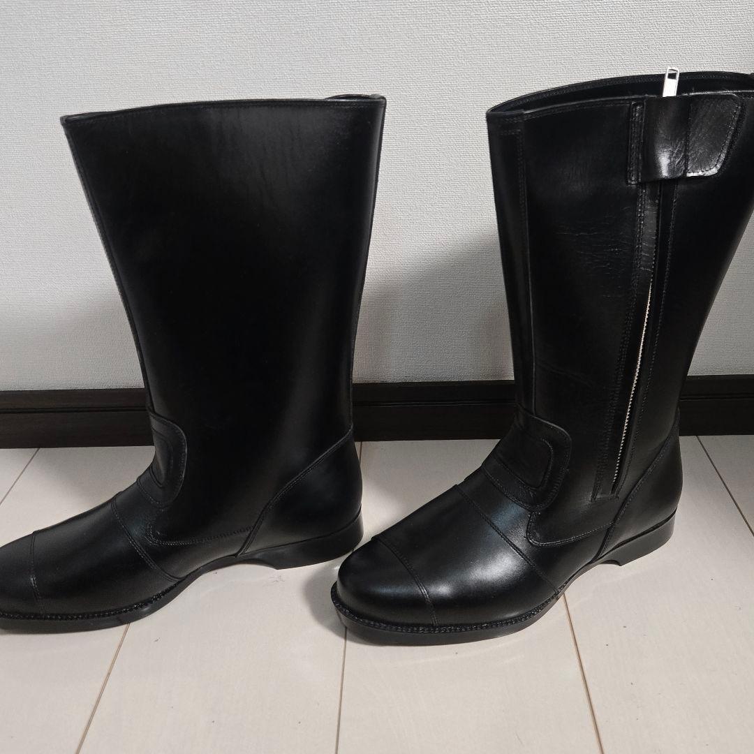 新品　king　crown キングクラウン　ブーツ　白バイ 25.5 ノサックス