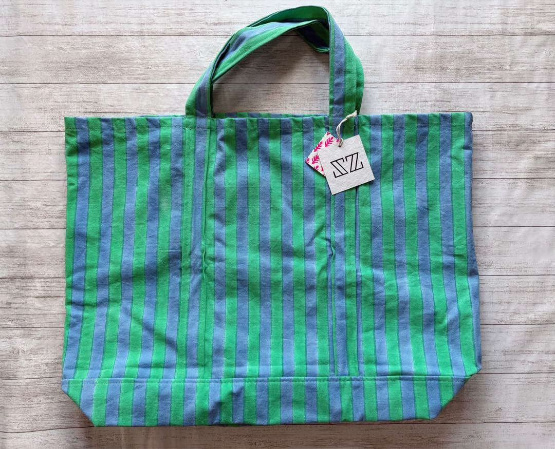 ひらき　SZ Blockprints × Ron Hatman トート