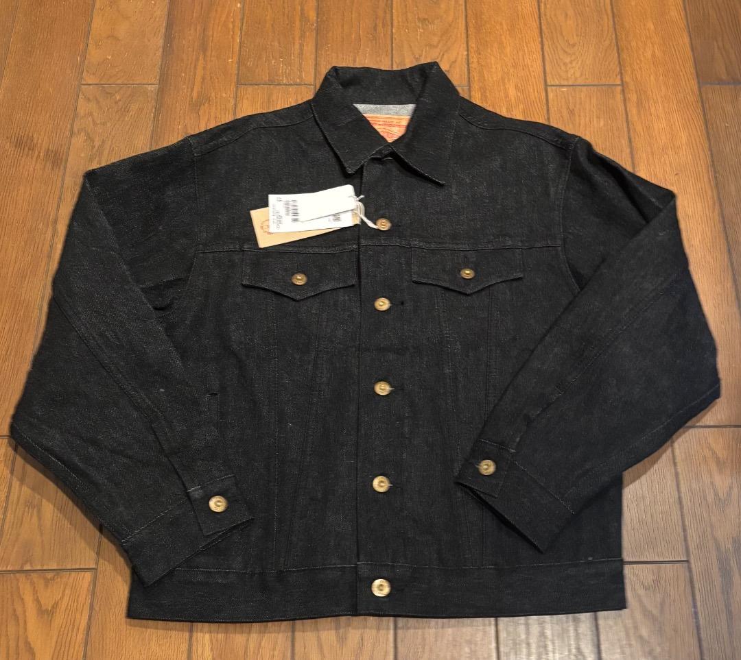 Boncoura デニムジャケット　ブラックデニム