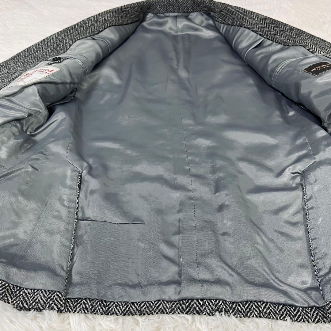 スーツカンパニー×ハリスツイード テーラードジャケット ヘリンボーン M相当