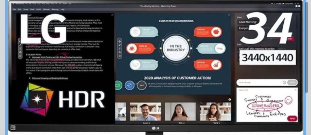 LG 34WL750 34インチ ウルトラワイドモニター