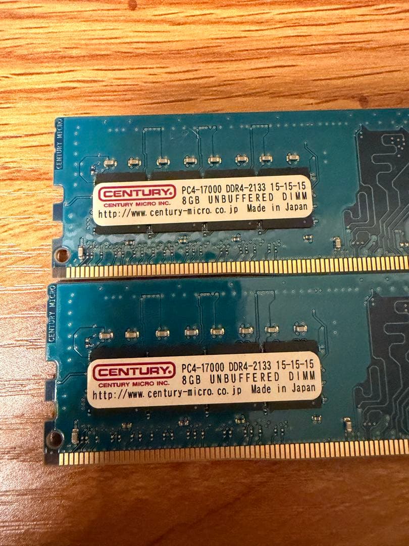 DDR4-2133 32GB(8GB×4) Century