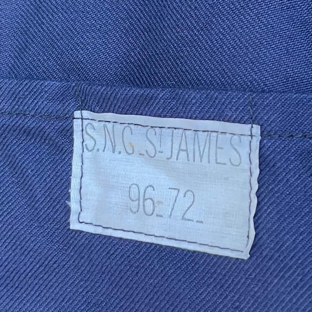 60s 70s フレンチ セントジェームス カバーオール フラッシャー付き 古着