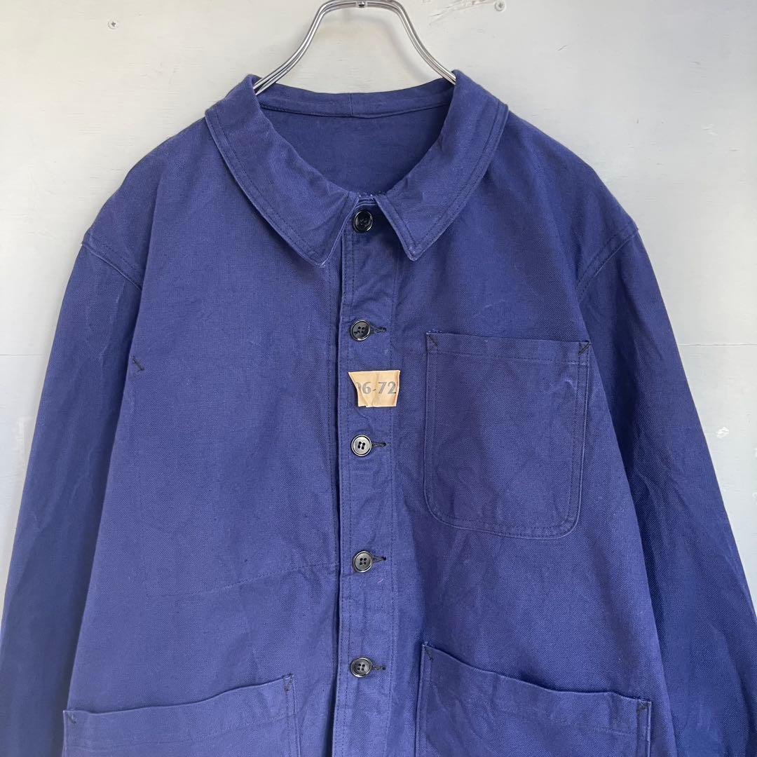 60s 70s フレンチ セントジェームス カバーオール フラッシャー付き 古着