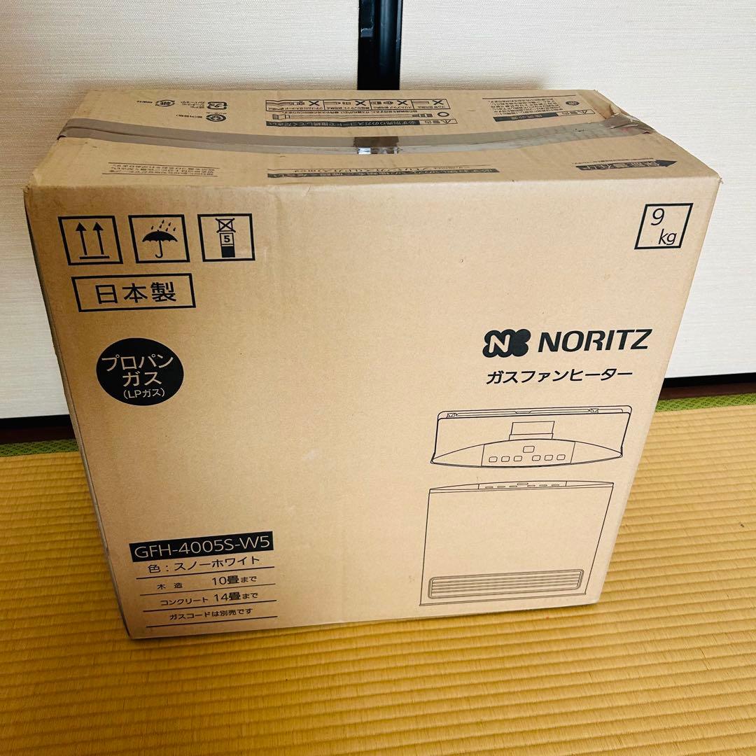 【未使用】NORITZ ガスファンヒーター GFH-4005S-W5 LPガス用