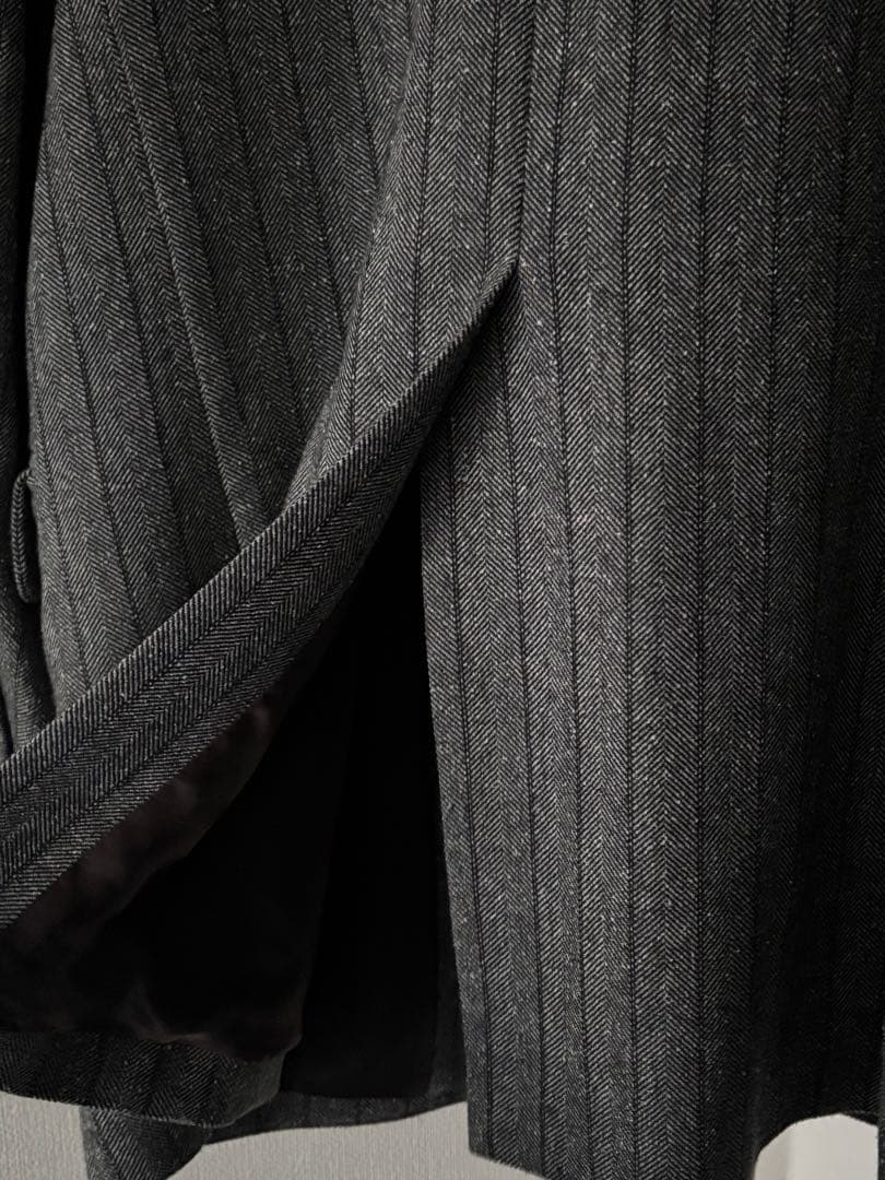 【ADAM ET ROPE'】ダブルブレストツイード＆チェックジャケット
