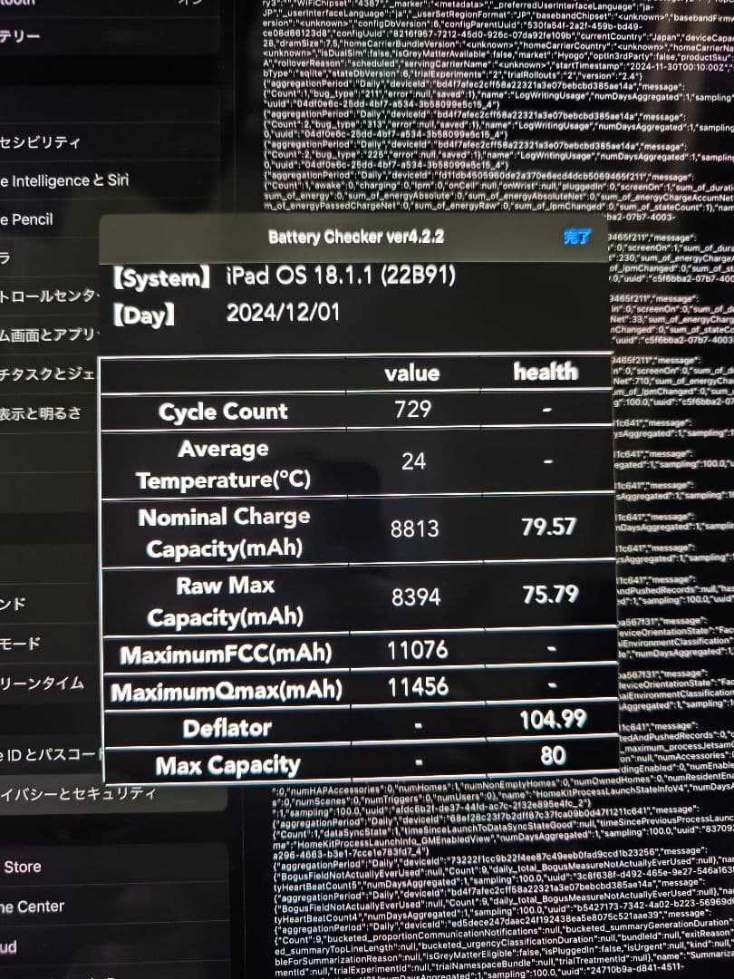 Apple iPad Pro 12.9インチ (第5世代)　別売ケース付属