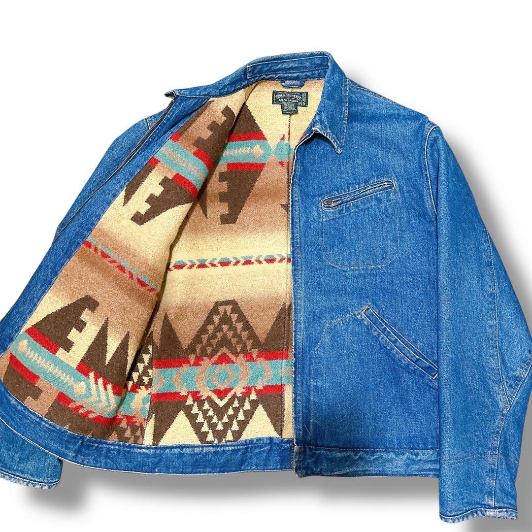ジャケット・アウター 80's Vintage Polo Country denim jacket