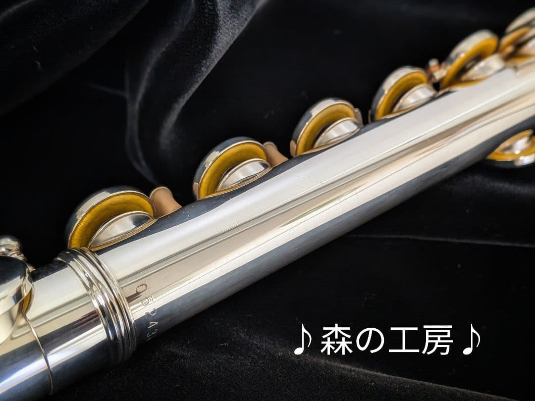 フルート専門店‼️部活応援‼️頭部管銀製　ヤマハフルート YFL311 Eメカ